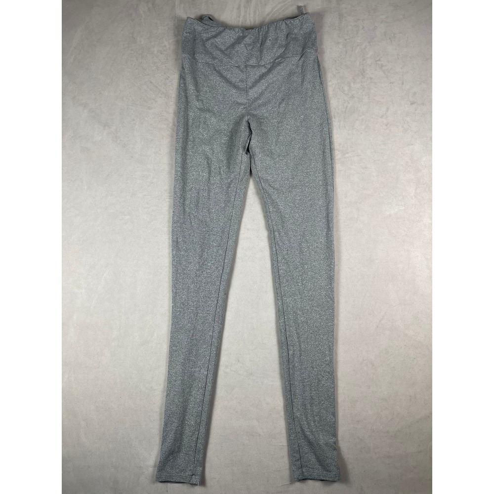Fashion Nova Heather‎ Gray Strappy Tie Back High Waisted Leggings Small